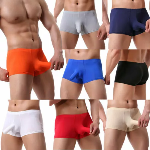 MEN'S SEXY OPEN Front Boxers Bulge Elephant Nose Underwear Briefs  Underpants UK £8.14 - PicClick UK