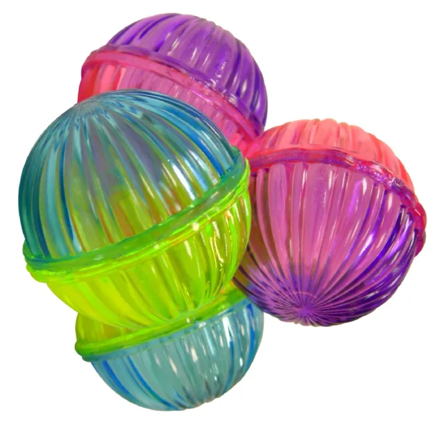 Ethical Pet Products Shimmer Ball with Rattle Beads 4 Pack