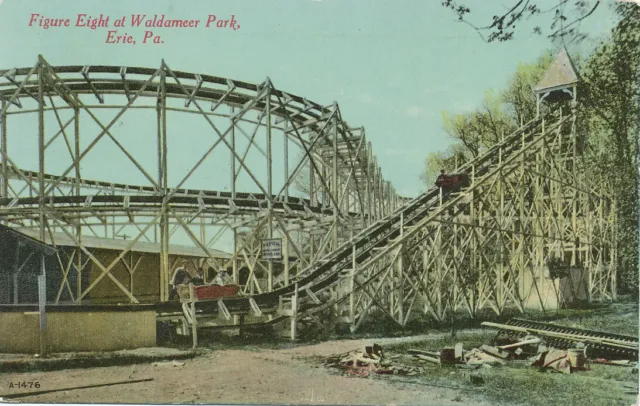 Erie PA * Figure Eight Roller Coaster at Waldameer Park
