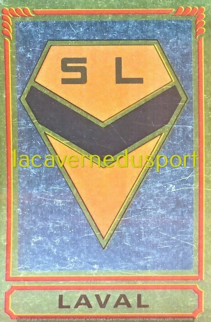 68 RAYMOND KERUZORE STADE LAVALLOIS LAVAL TANGOS PANINI FOOTBALL 77 1976- 1977