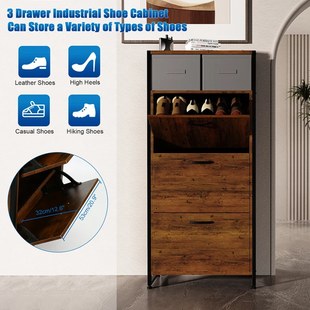 Shoe Cabinet Amazon Shoe Department Tiers Shoe Rack Storage