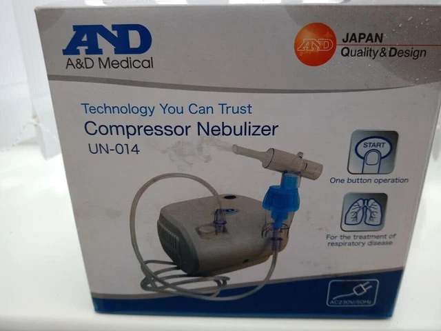 A&D Medical Compact Compressor Sprayer Inhaler Atomizer  UN-014 New