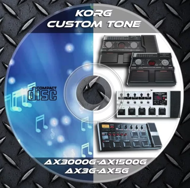 Patches KORG AX3000G-Ax1500G-AX3G and AX5G. Multi Effects Processor. Preset Tone