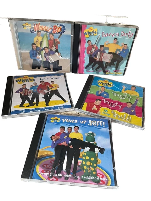 THE WIGGLES CD Lot Wiggle Bay Wake Up Jeff Let’s Wiggle Wiggly World ...