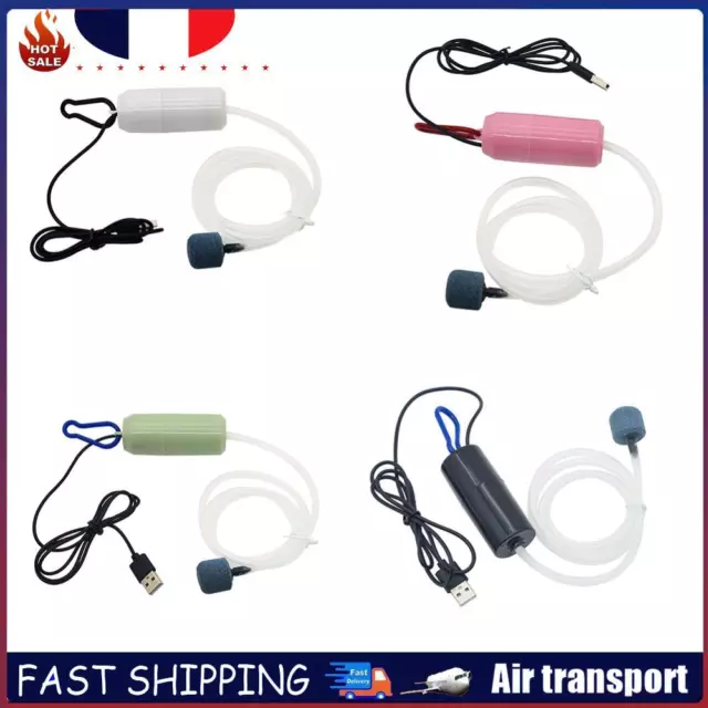 5V 1W Aquarium Oxygen Air Pump Fish Tank USB Silent Aerator Mini Oxygenators FR