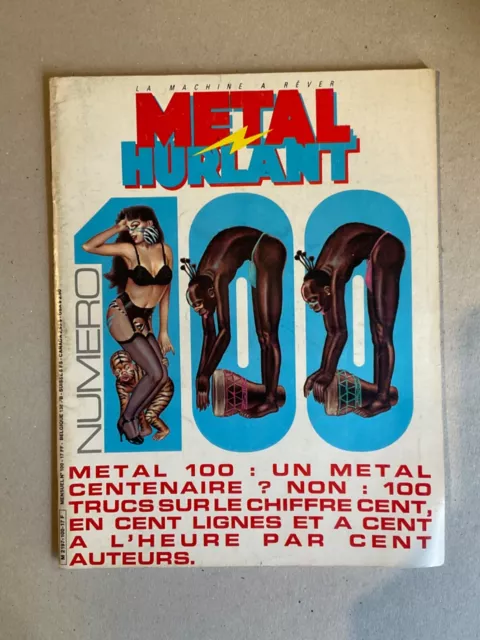 Metal Hurlant N°100 Édition 1984 Très Bon État