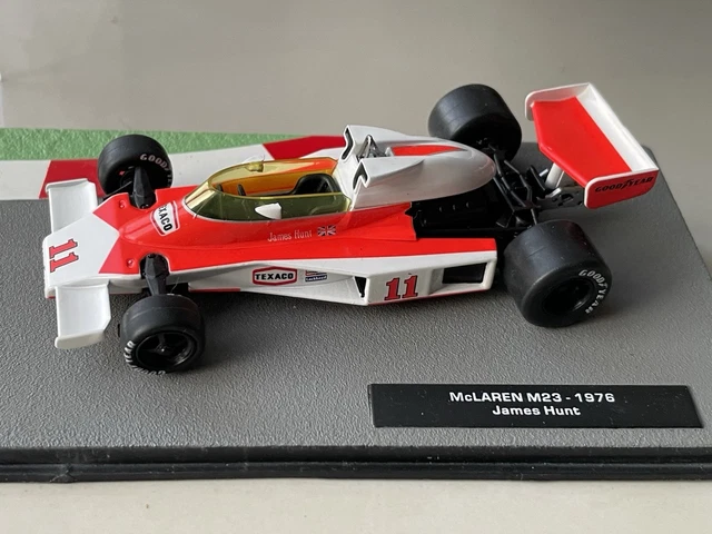 Miniature McLaren M23 James Hunt #11 – 1976 – Minichamps 1/43 (Sans Boîte)