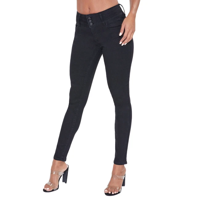 YMI Juniors' Sustainable Wannabettabutt Skinny Jeans