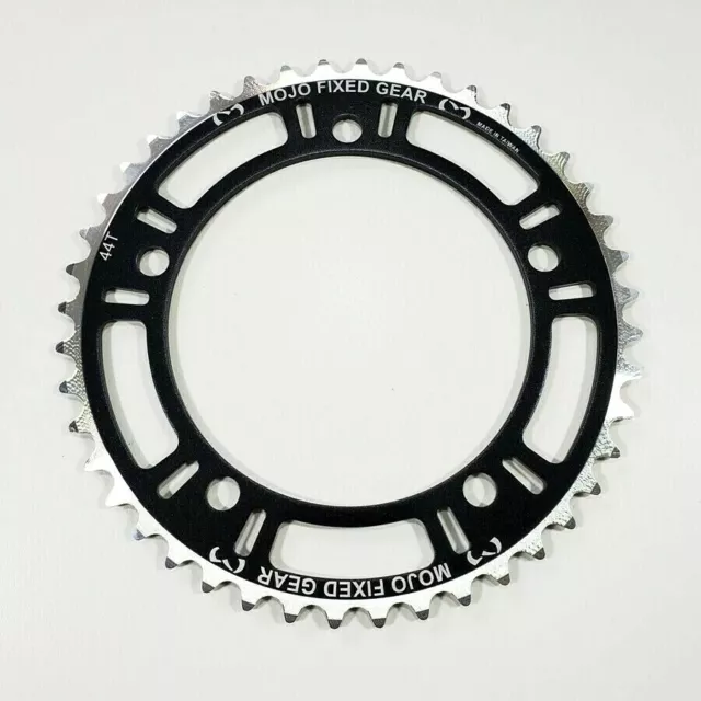 MOJO Fixed Gear Chainring 44T - 130 BCD Track Fixie single speed 1/8" - BLACK