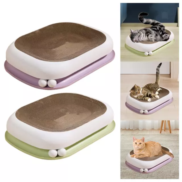 Chat Grattoir Lit Ovale Chat Grattoir Carton pour Chat Chaton Jouet