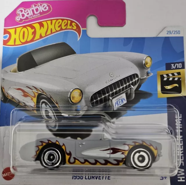 HOT WHEELS 2024 '1956 Corvette (Barbie Movie) Free Boxed Shipping £7.99 PicClick UK
