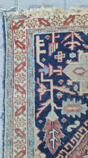 Antique Rug, Carpet rug, Primitive rug, wool rug, Vintage Rug, Small Rug 2