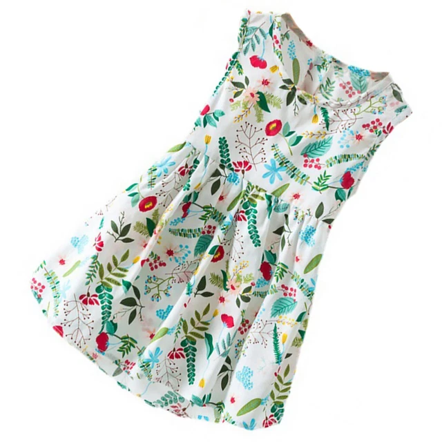 Abito da principessa bambina cotone motivo floreale costume bambino