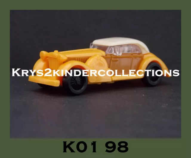 Jouet Kinder Tacot Jaune Horch 1937 K01 98 France 2000 +BPZ