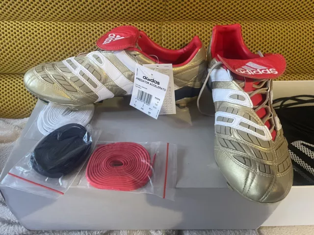 Adidas Predator Accélérator ZZ. ￼ Zinedine Zidane. 43 1/3. UK 9