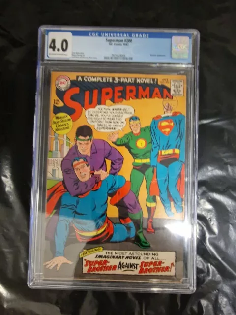 SUPERMAN #200 CGC 4.0 GOOD PLUS DC Comics MAN OF STEEL