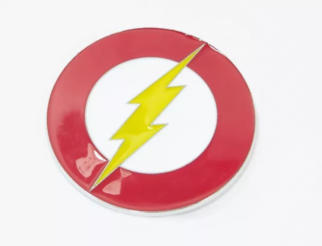 The Flash Superhero Logo Enamel Metal Belt Buckle