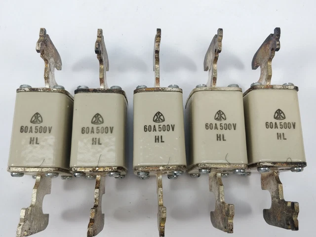 Lk / Bussmann 170E4115 Fusible 60A 500V Hl Environ 80mm 5 Scp 3