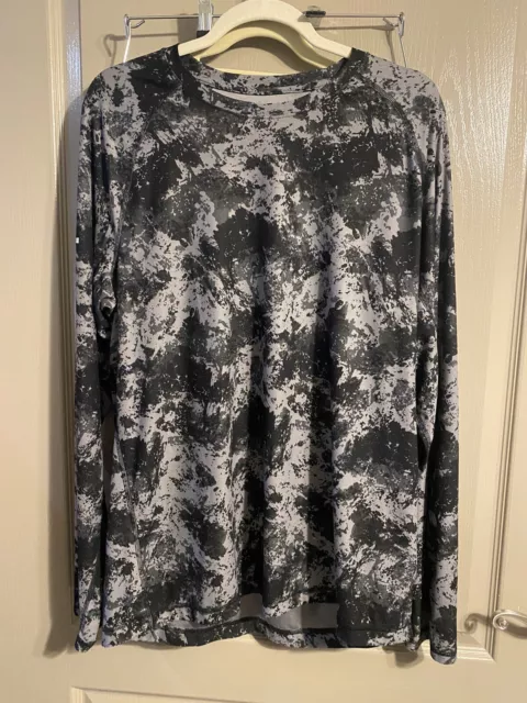 NWOT! Women’s Old Navy Active Long Sleeve Top Black Tie-Dye size L