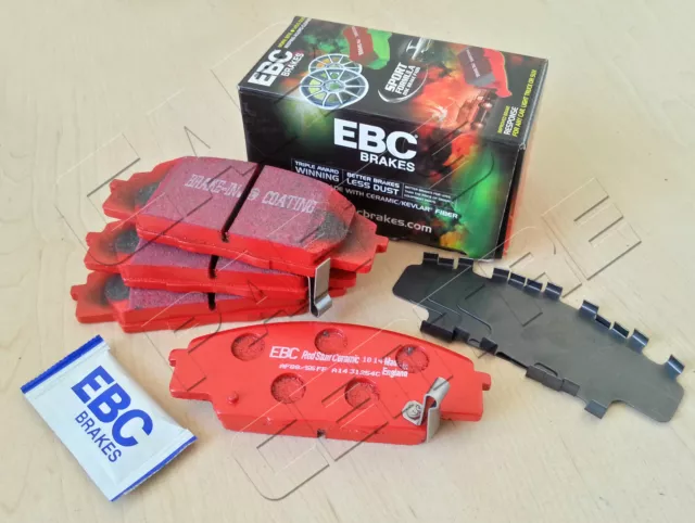 For Honda Civic Type R 2.0 Ep3 Front Ebc Red Stuff Brake Pads Made In England