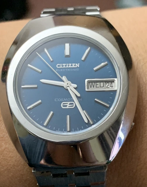 1974 CITIZEN COSMOTRON Electronic 36000 Bph 7804 Vintage