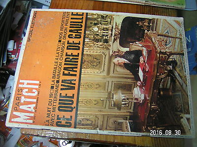 PARIS MATCH DECEMBRE 1965 N° 872 DE GAULLE AIGLE GOLDIE SPECIAL ELECTIONS 