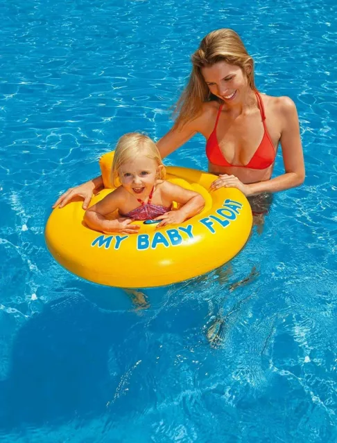 Bouée Piscine pour bébés Intex 6 à 12 mois (Ø 70 Cm) 56585EU 2