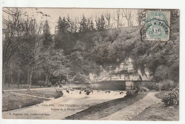 CHATILLON SUR SEINE - Cote d' Or - CPA 21 - la source de la Douix