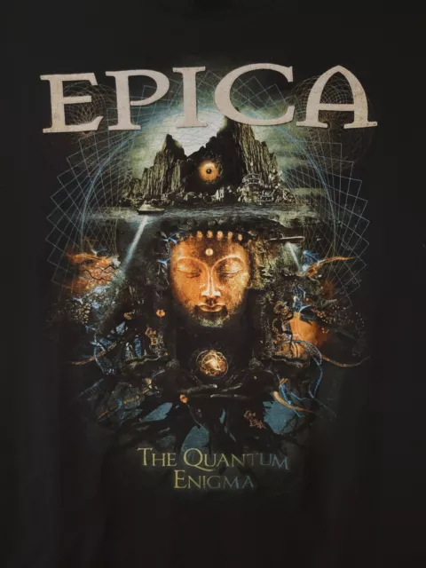 Epica - The Quantum Enigma Face Men's T-Shirt - XL (Official)