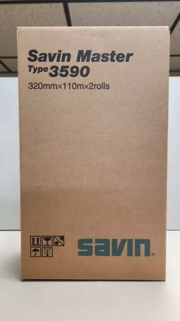 New Savin Master 3590 Type 3590 2 rolls 4576 893267 for Digital Duplicator