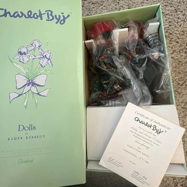 Porcelain Doll Charlot Byj Karen Kennedy Goebel Haley & Henry O’Hair NIB
