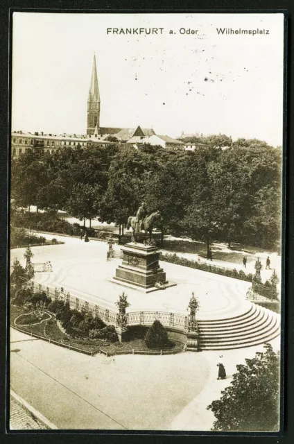 Frankfurt a. Oder Wilhelmsplatz, Nachdruck-Foto, -Ansichtskarte B. Klemm 1997