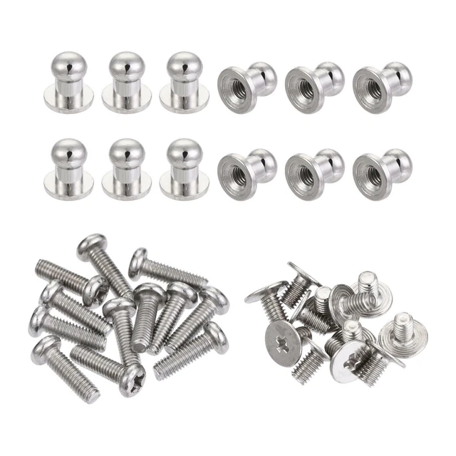 5mm Head Dia. Round Knobs Pull Handle, 12pcs Zinc Alloy Silver Tone
