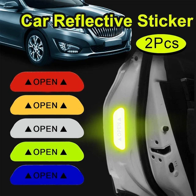 YOSOLO 4Pcs/set Car Door Stickers Warning Mark OPE... - Vicedeal