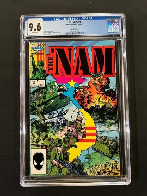 The Nam #1 CGC 9.6 (1986) - RARE Second Printing