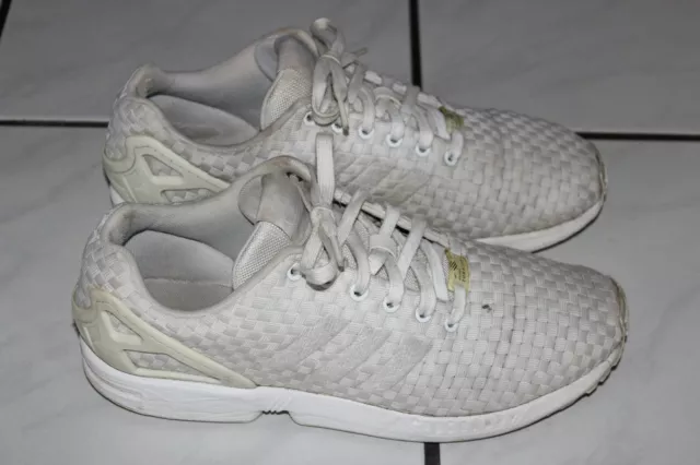 USED ADIDAS ZX FLUX WOVEN weiB Gr. 45 1 3 Adidas ID B34004 EUR 29 00 PicClick DE