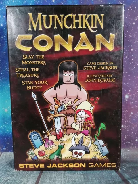 Munchkin Conan Board Carte Jeu Steve jackson games 2012 Avec Extra Cartes 3