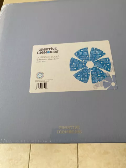 Creative Memories 12x12 Artic Blue True Coverset