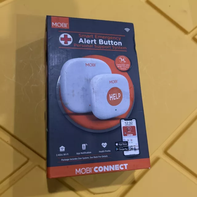 Mobi Connect Smart Emergency Alert Button Personal Support System NIB