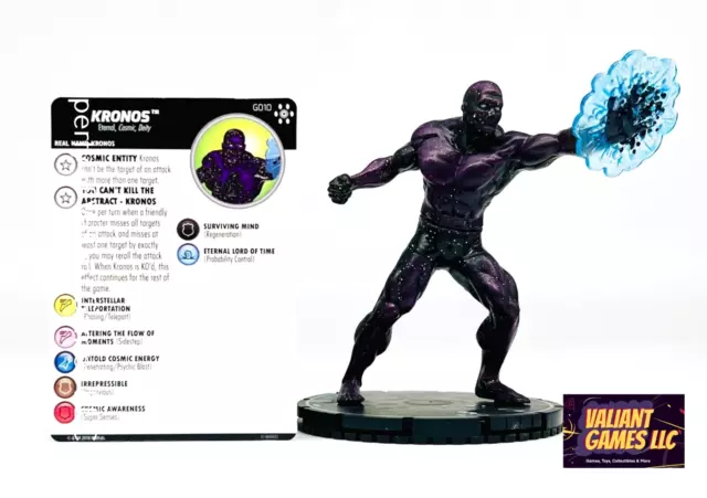 Marvel Heroclix Kronos #G010 w/ Card Avengers Infinity Set