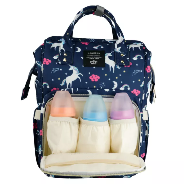 LEQUEEN High Quality Baby Diaper Bag Baby Nappy Mommy Maternity Backpack 9