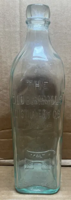 Vintage THE OLD BUSHMILLS Distillery Limited Pure Malt EST. 1784 Whiskey Bottle