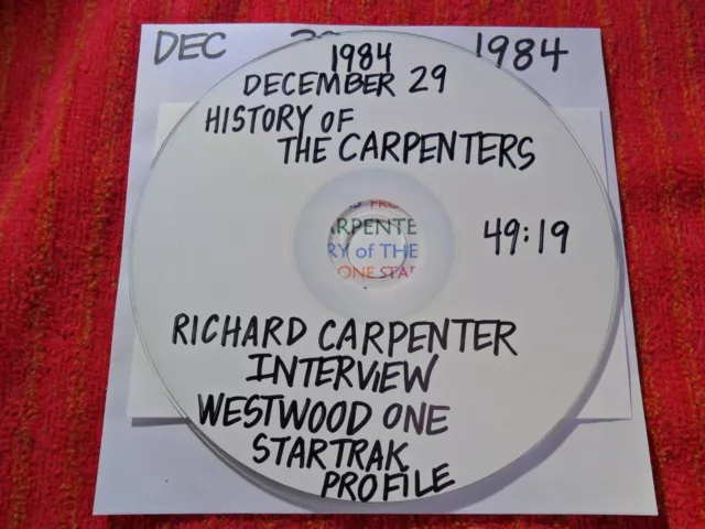 THE CARPENTERS INTERVIEWS 1984 1985 1990 BBC Radio 2 UK KAREN KEZY 1190 AM  3 CD