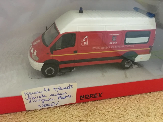 RENAULT MASCOTT VSR Sapeurs-Pompiers Norev 1/43 EUR 35,00 - FR