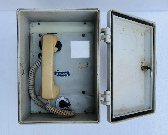 GAI-TRONICS 701-302 Cornetta/Altoparlante Ampplificatore 120 VAC Con Recinto #5
