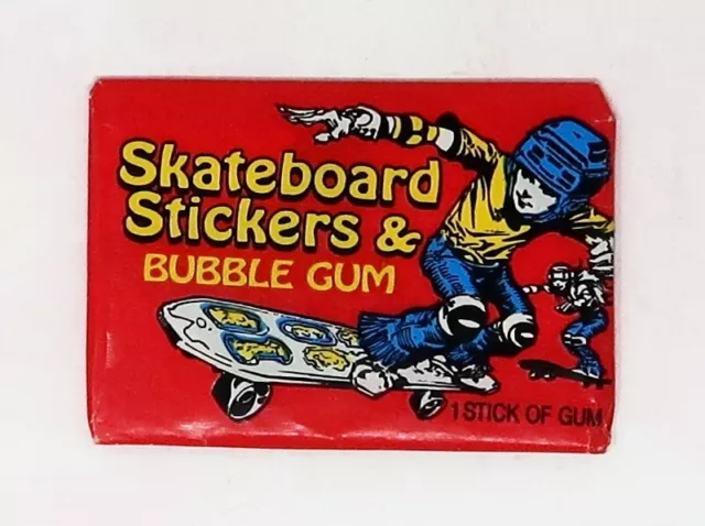 1978 1 Pack Donruss All-Pro Skateboard Trading Card Stickers Sealed