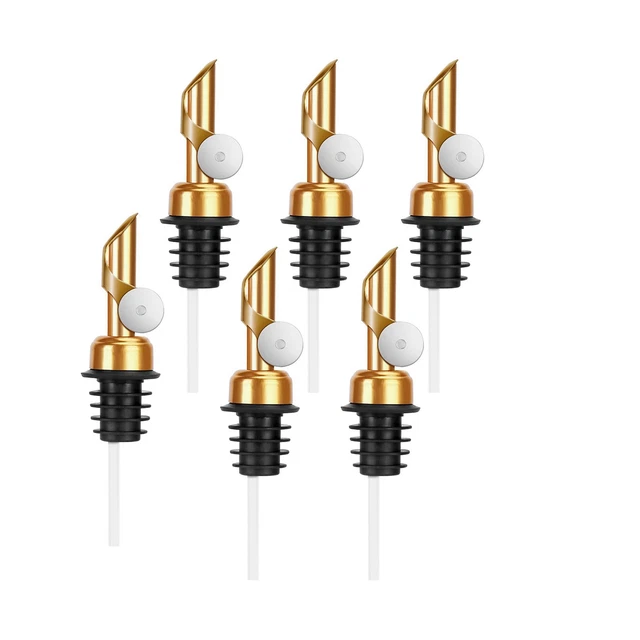 6 pezzi versatore per bottiglie liquori, versatore ponderato in Edelsta H8B7