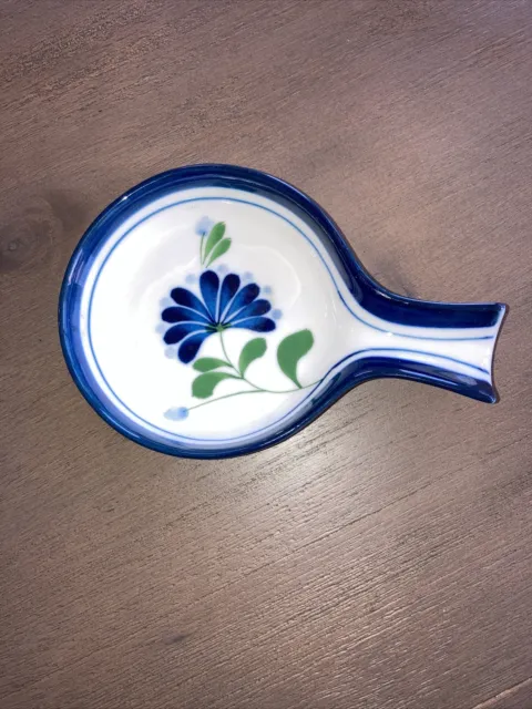 Dansk Sage Song Spoon Rest 6 Inch Ceramic