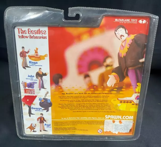 The Beatles Yellow Submarine - John with Glove and Love - Figure Factory Sealed 2