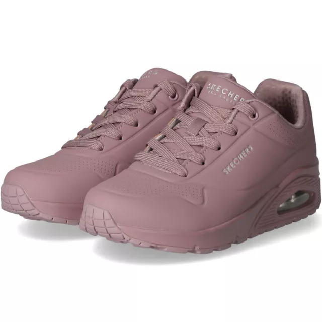 Skechers Low Sneaker STAND ON AIR Damen Kunstleder Rosa